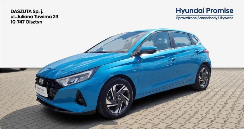 hyundai warmińsko-mazurskie Hyundai i20 cena 73899 przebieg: 22182, rok produkcji 2022 z Łomianki